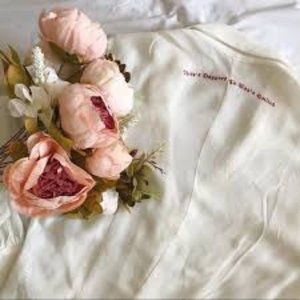 Reformation ivory Blouse